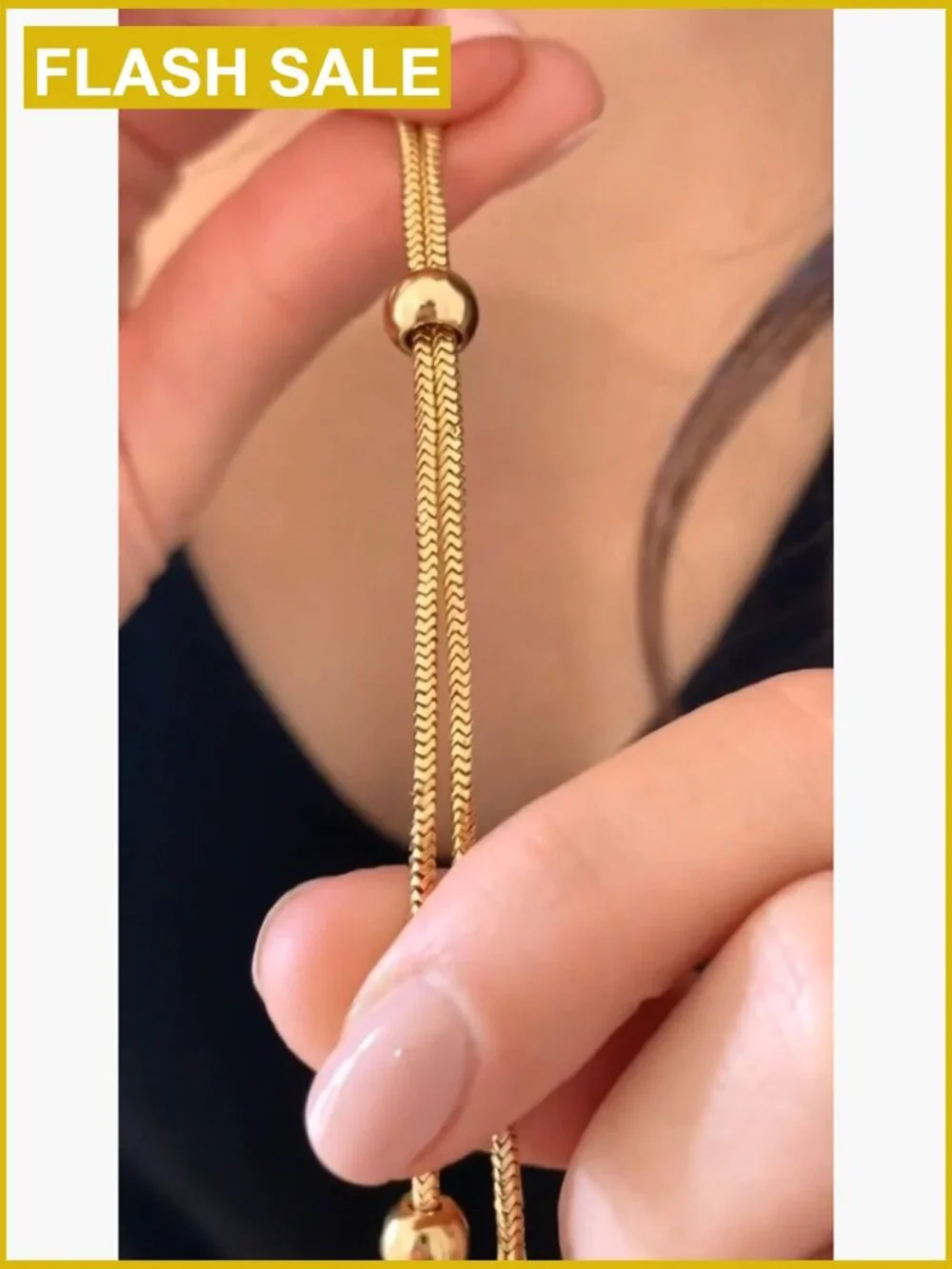 Adjustable Long Tassel Dress Sweater Chain Necklace